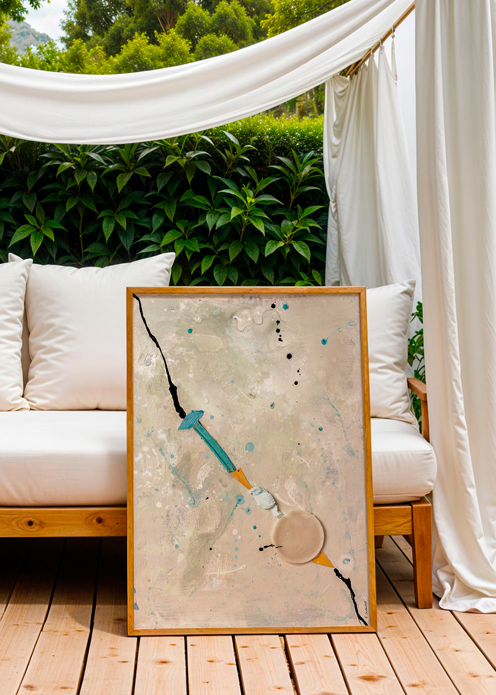 Abstraktes Bild Linea de Vida II