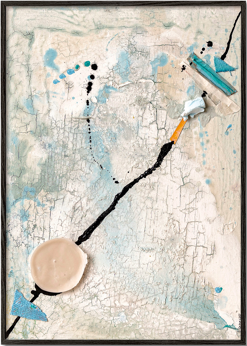 Abstraktes Bild Linea de Vida III