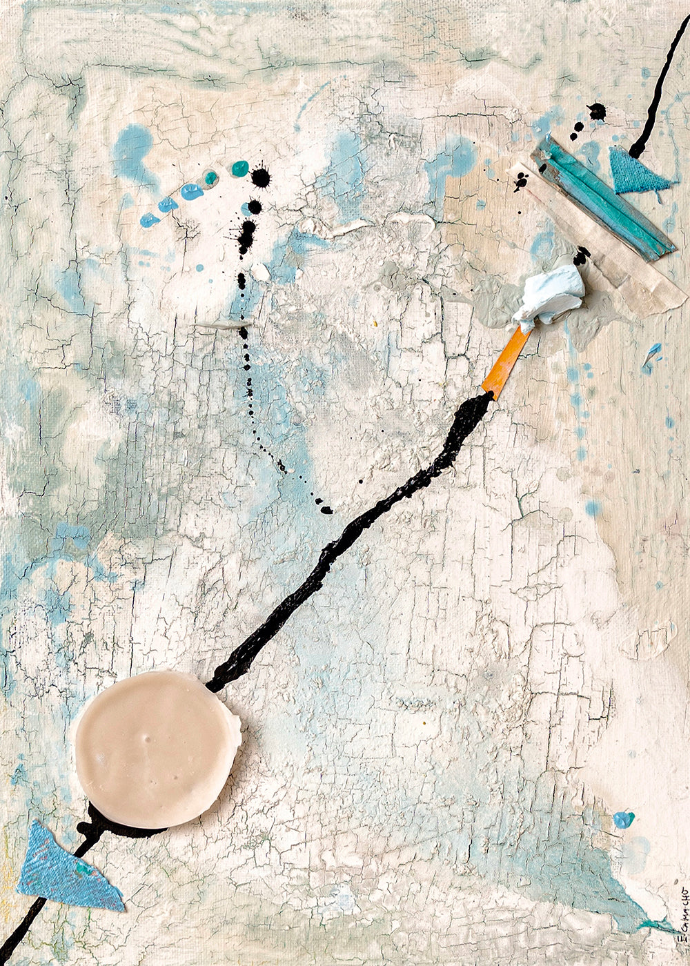 Abstraktes Bild Linea de Vida III