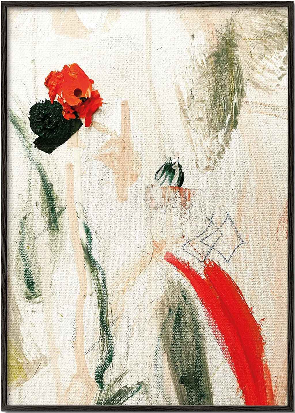 Abstraktes Bild Mediterranean