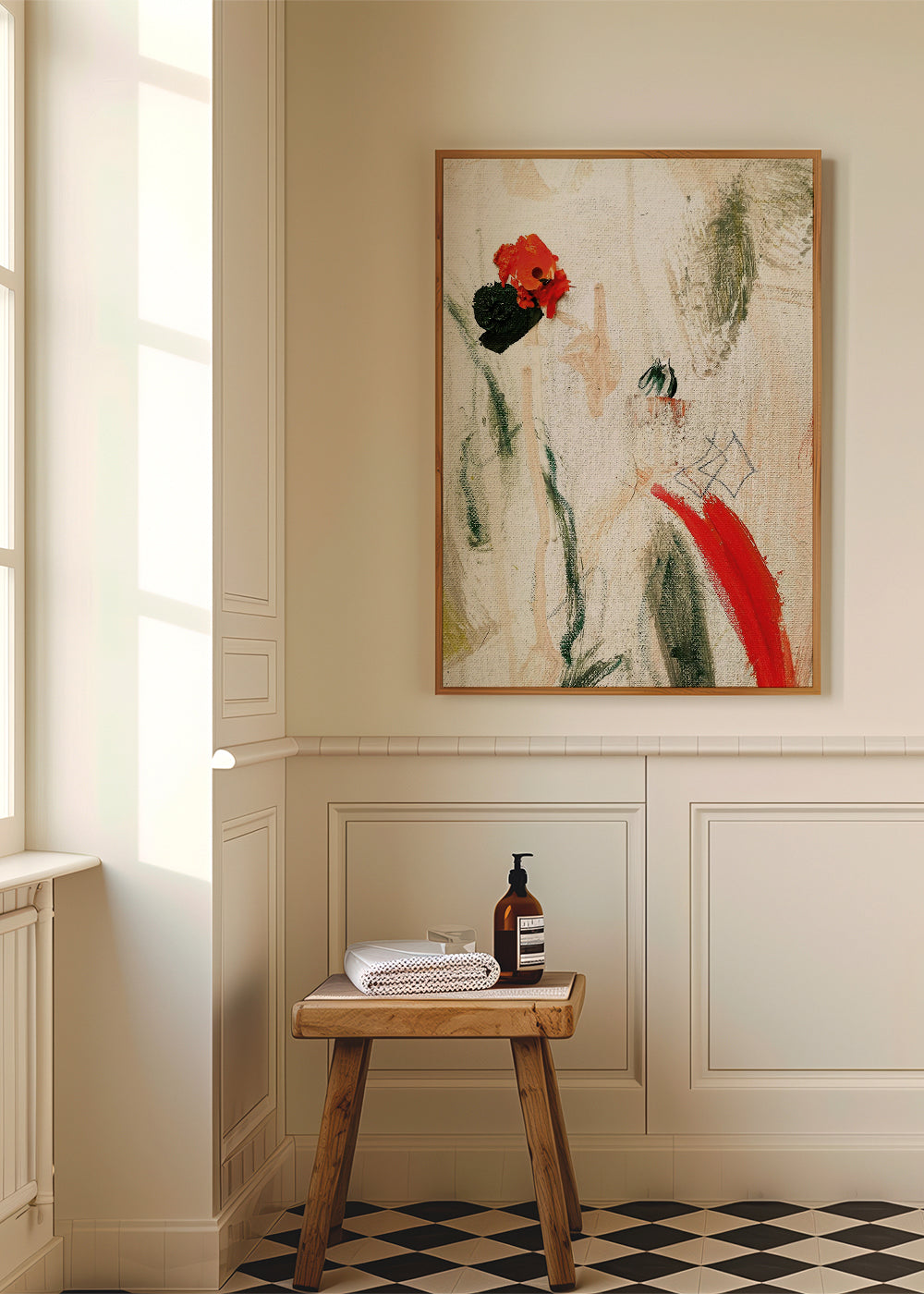 Abstraktes Bild Mediterranean