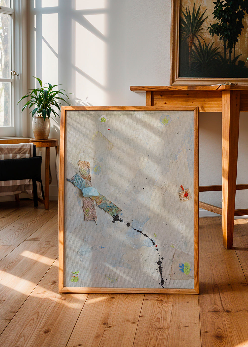 Abstraktes Bild Mini city i