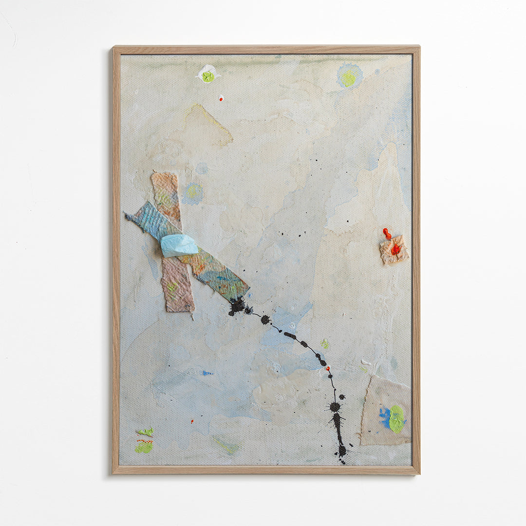 Abstraktes Bild Mini city i