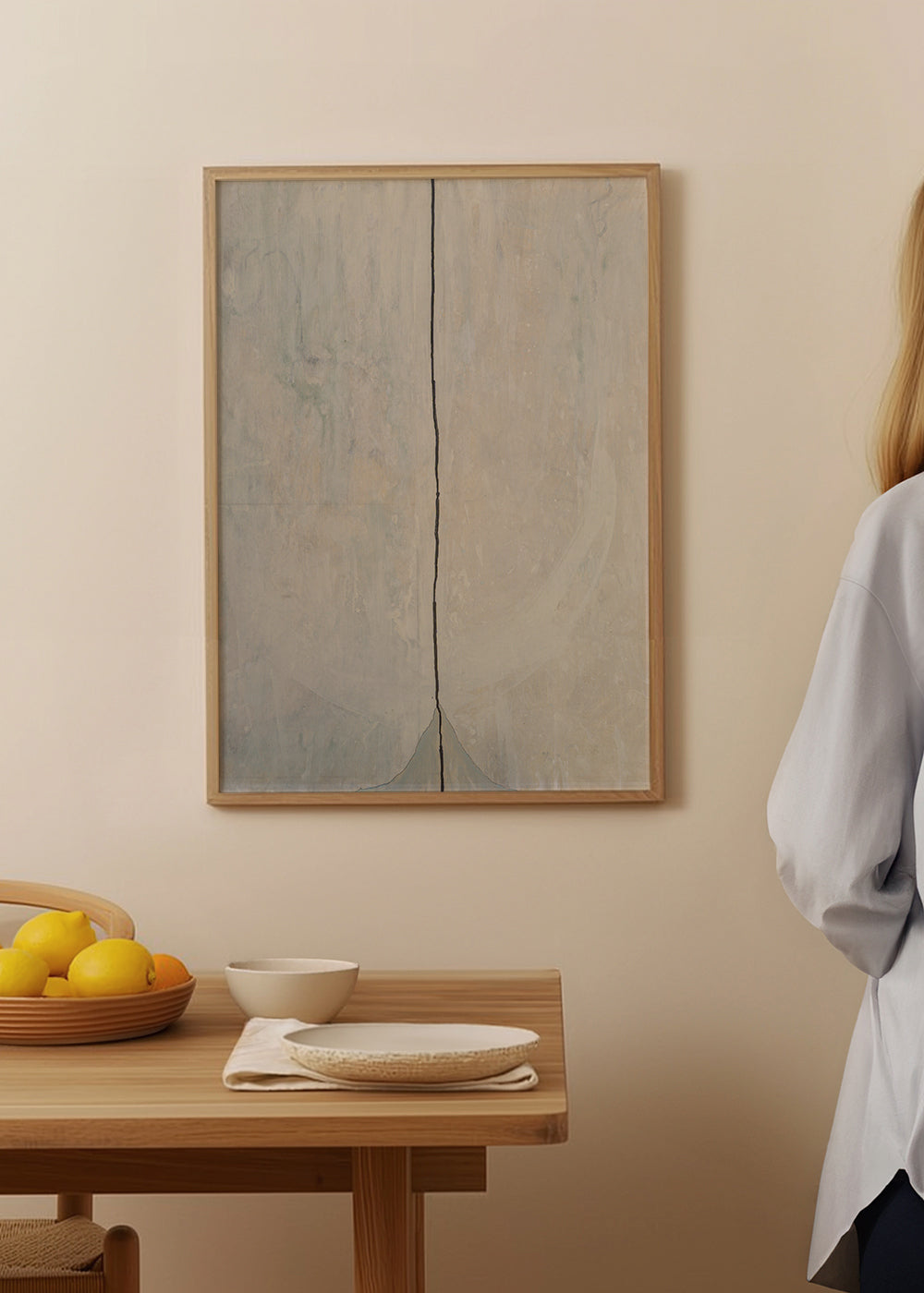 Abstraktes Bild Montaña 1