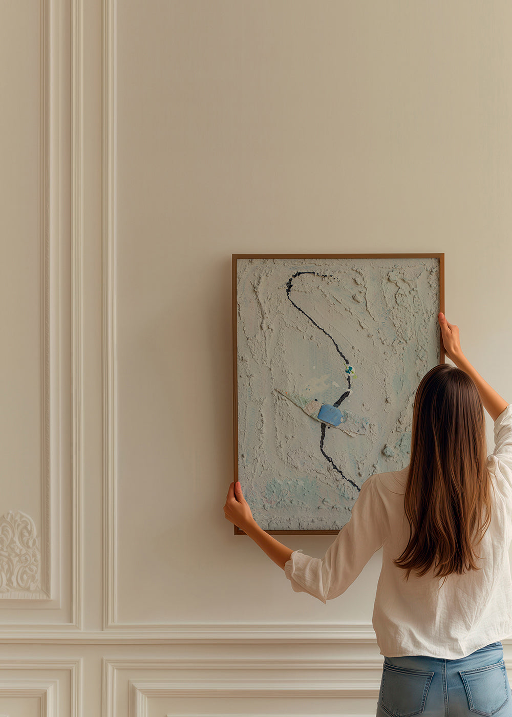 Abstraktes Bild Seijaku 3