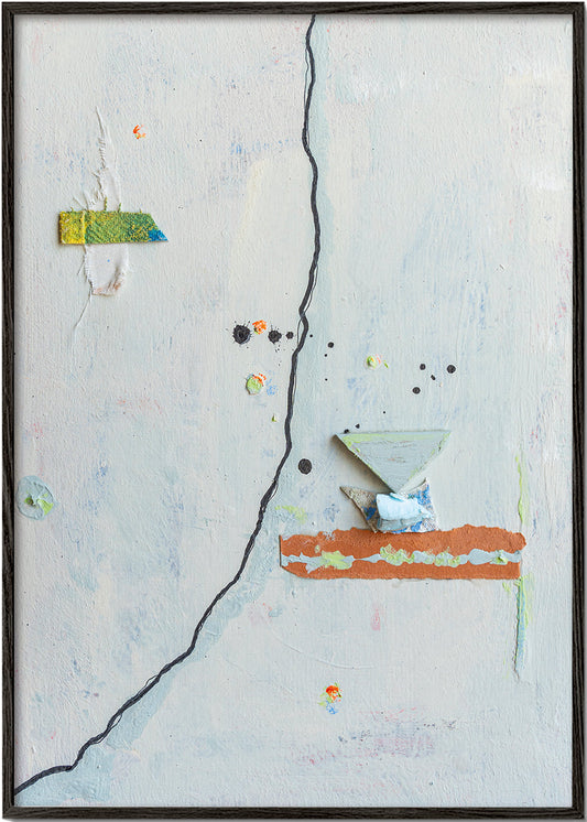 Abstraktes Bild Wabisabi