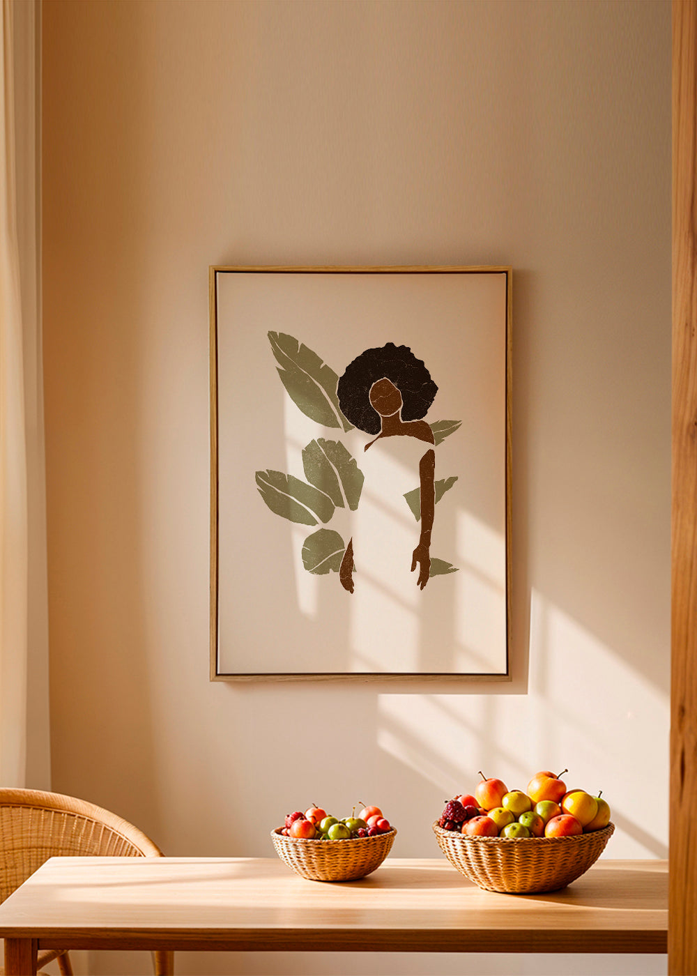 Boho Bird of Paradise Leaves I