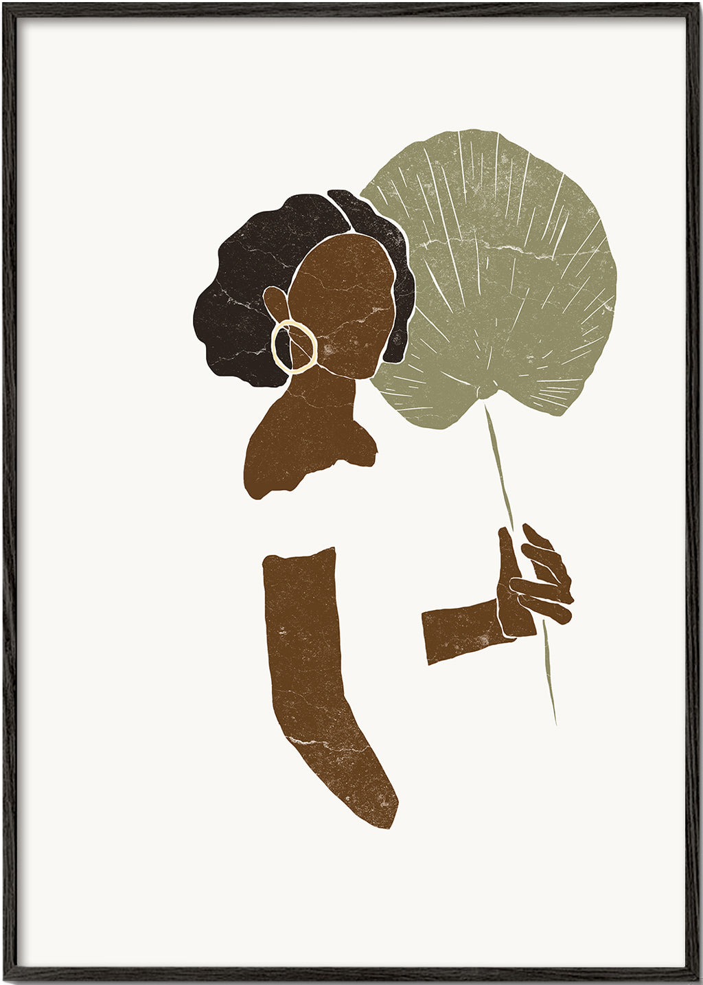 Boho Palmetto Fan Leaf III