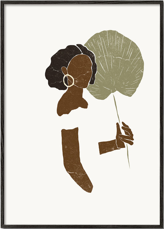 Boho Palmetto Fan Leaf III