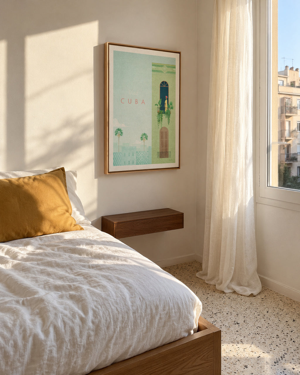 Cuba - Framed canvas in an interior