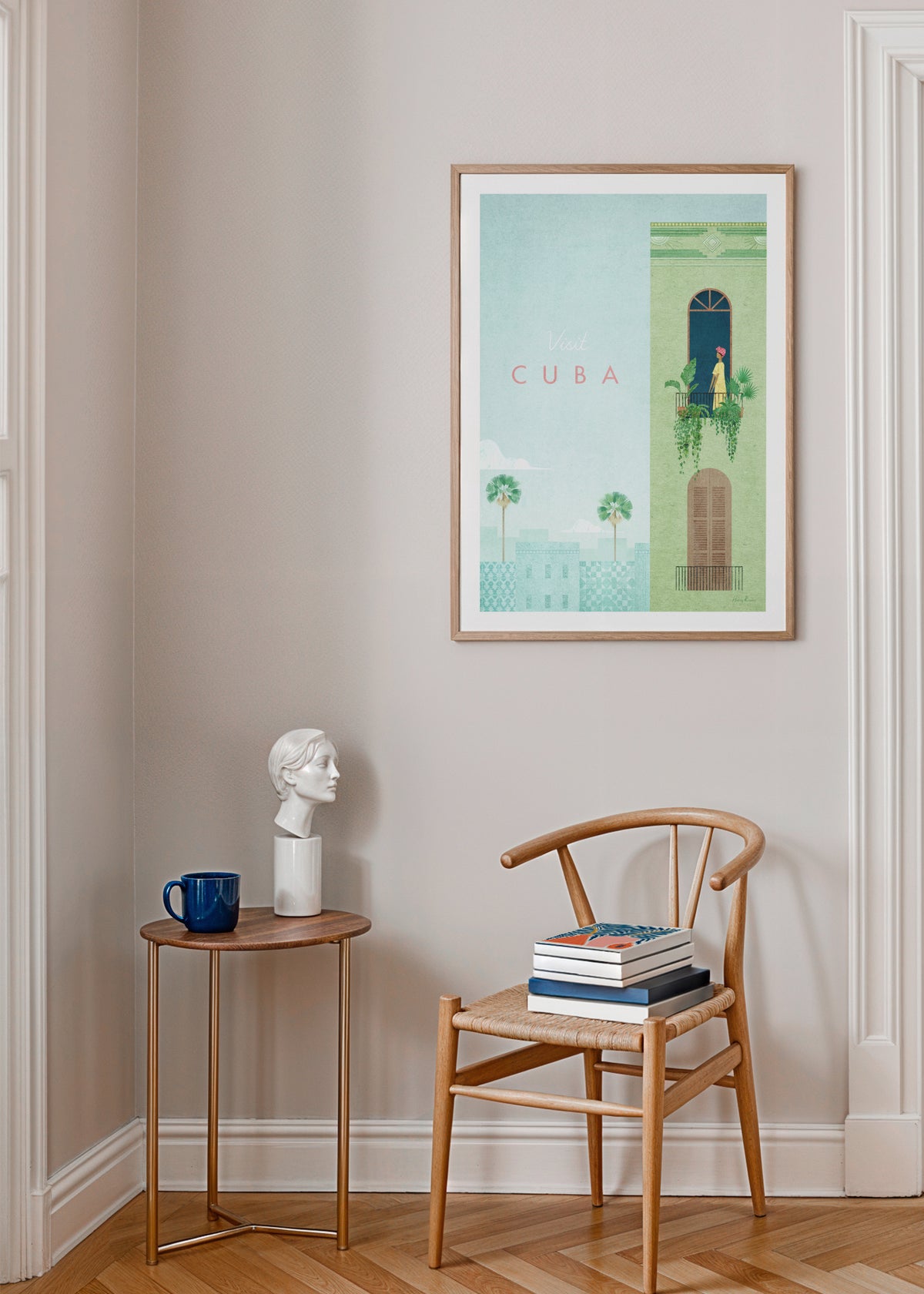 Cuba - Framed poster in an interior