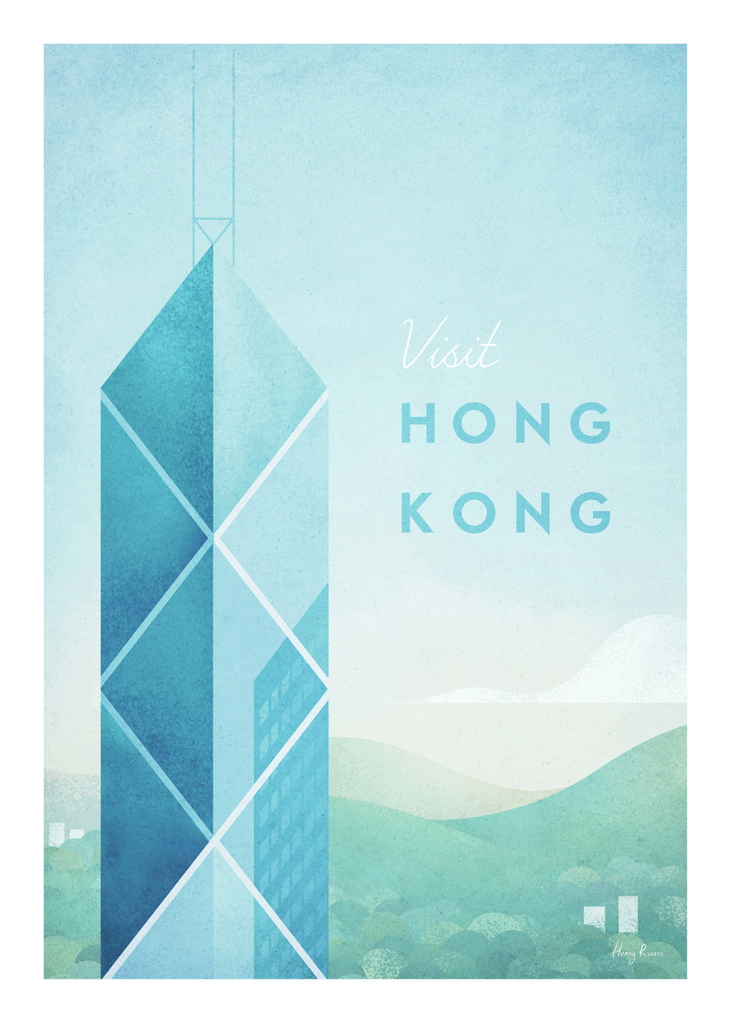 Hong Kong - Unframed art print