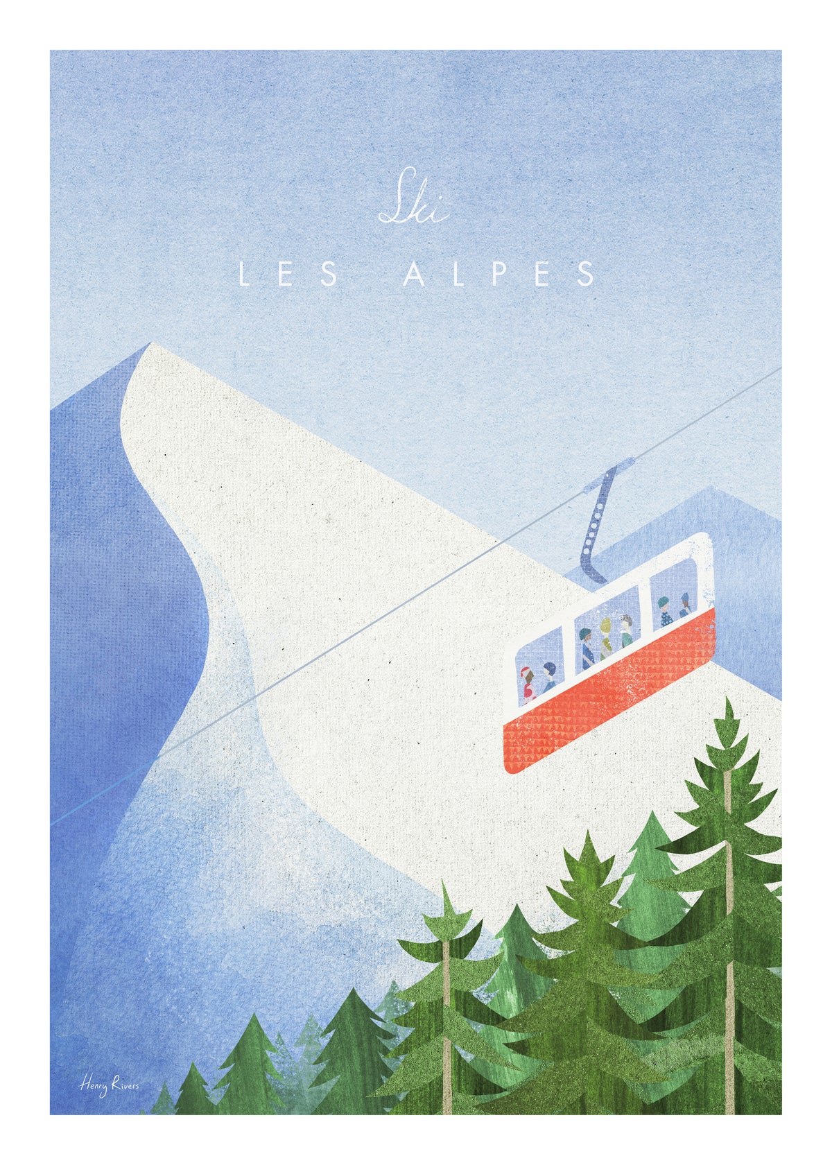 Les Alps - Unframed art print