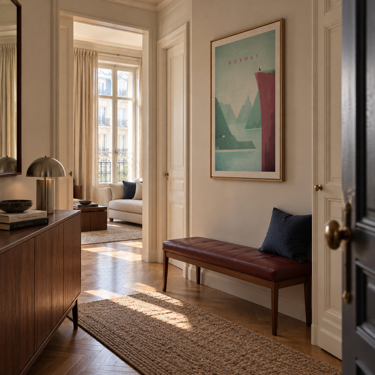 Norway - Framed canvas in an interior