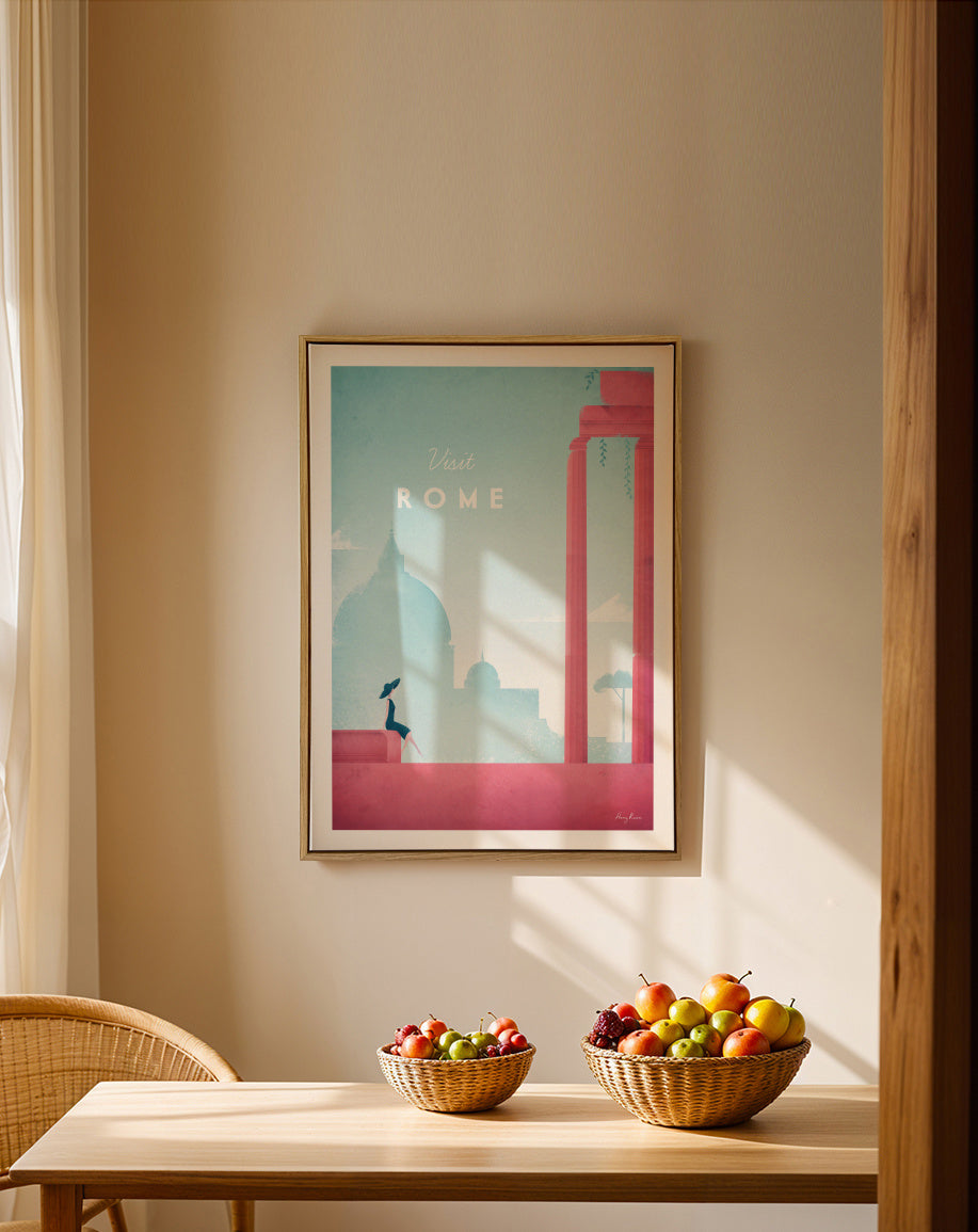 Rome - Framed canvas in an interior