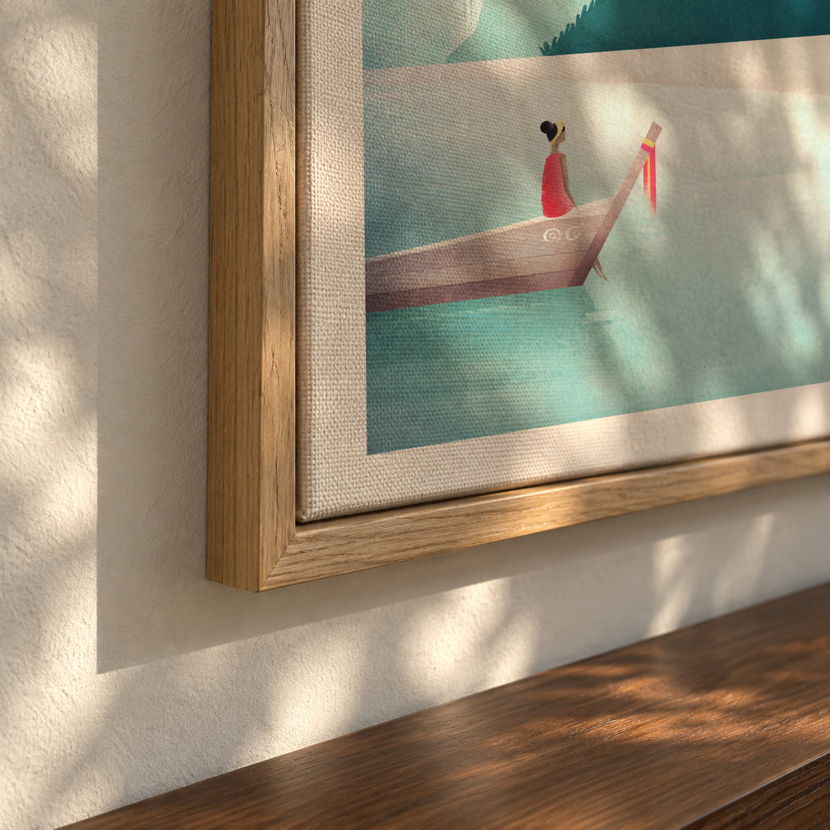 Thailand - Framed canvas detail