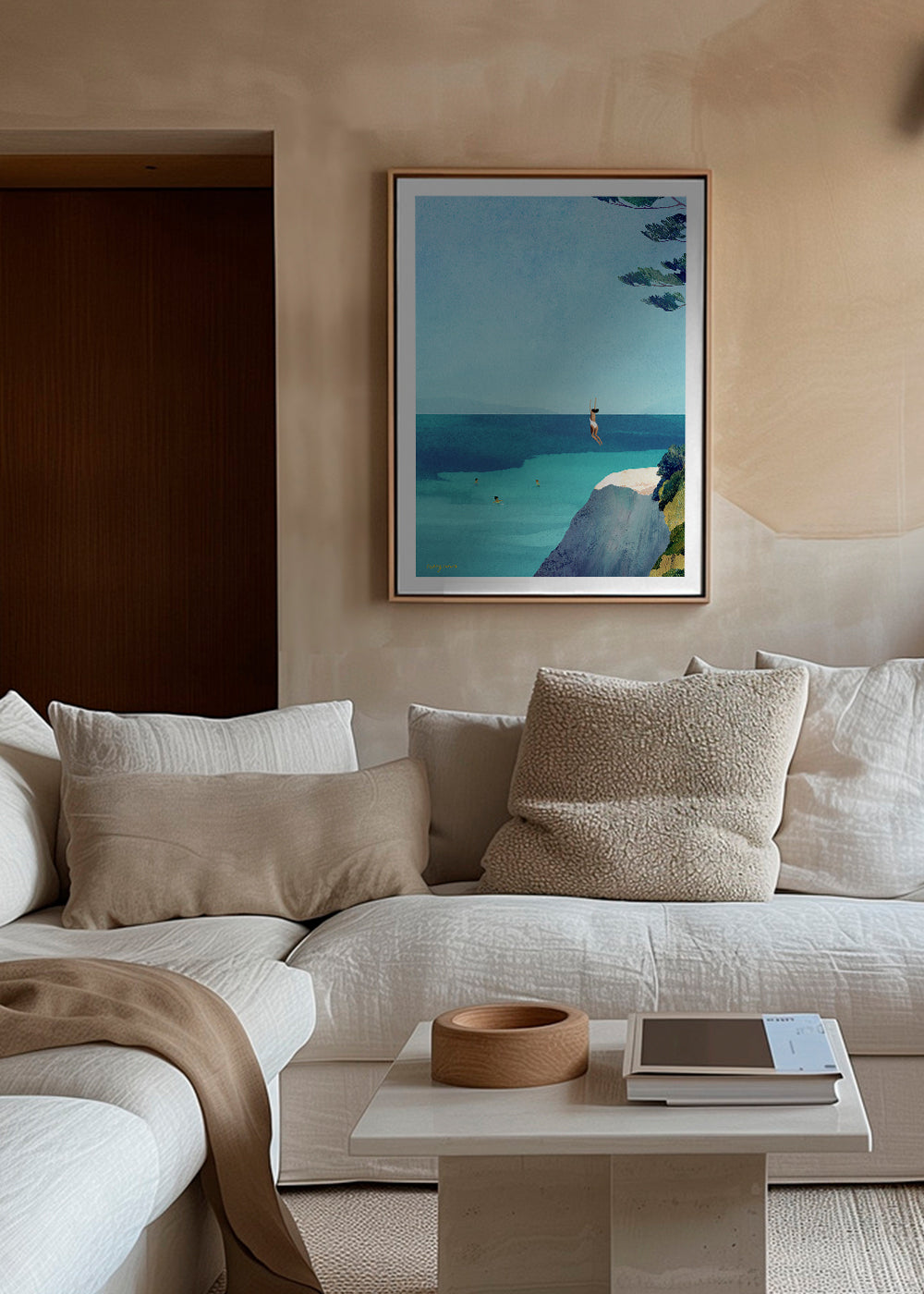 Landschaftskunst Leap - sea swimming adventure