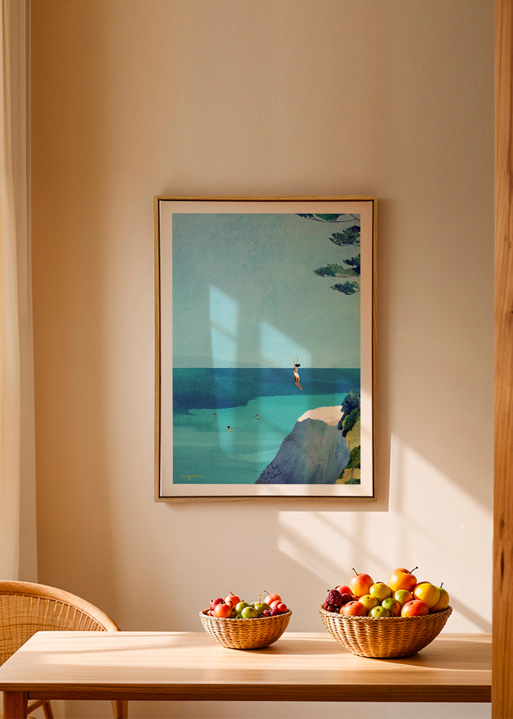 Landschaftskunst Leap - sea swimming adventure