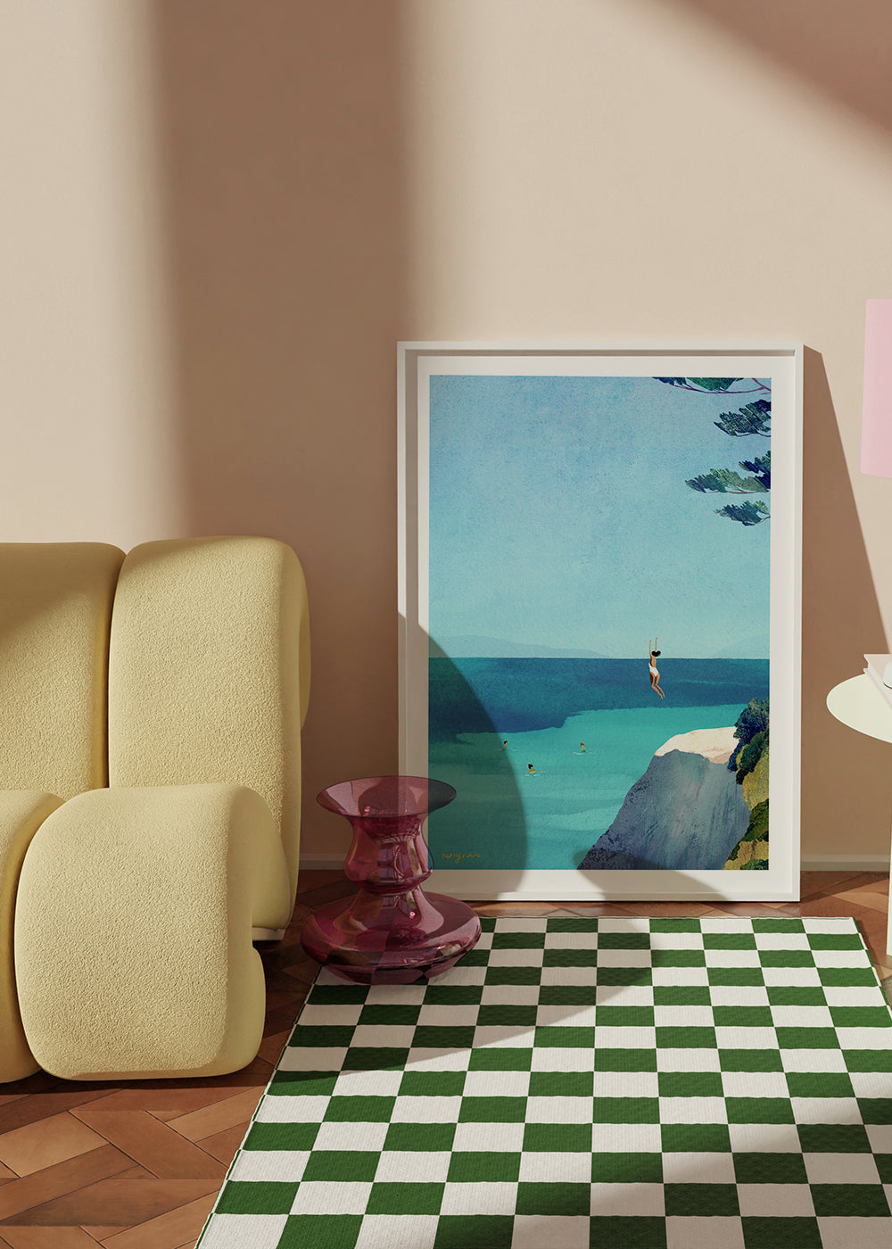 Landschaftskunst Leap - sea swimming adventure