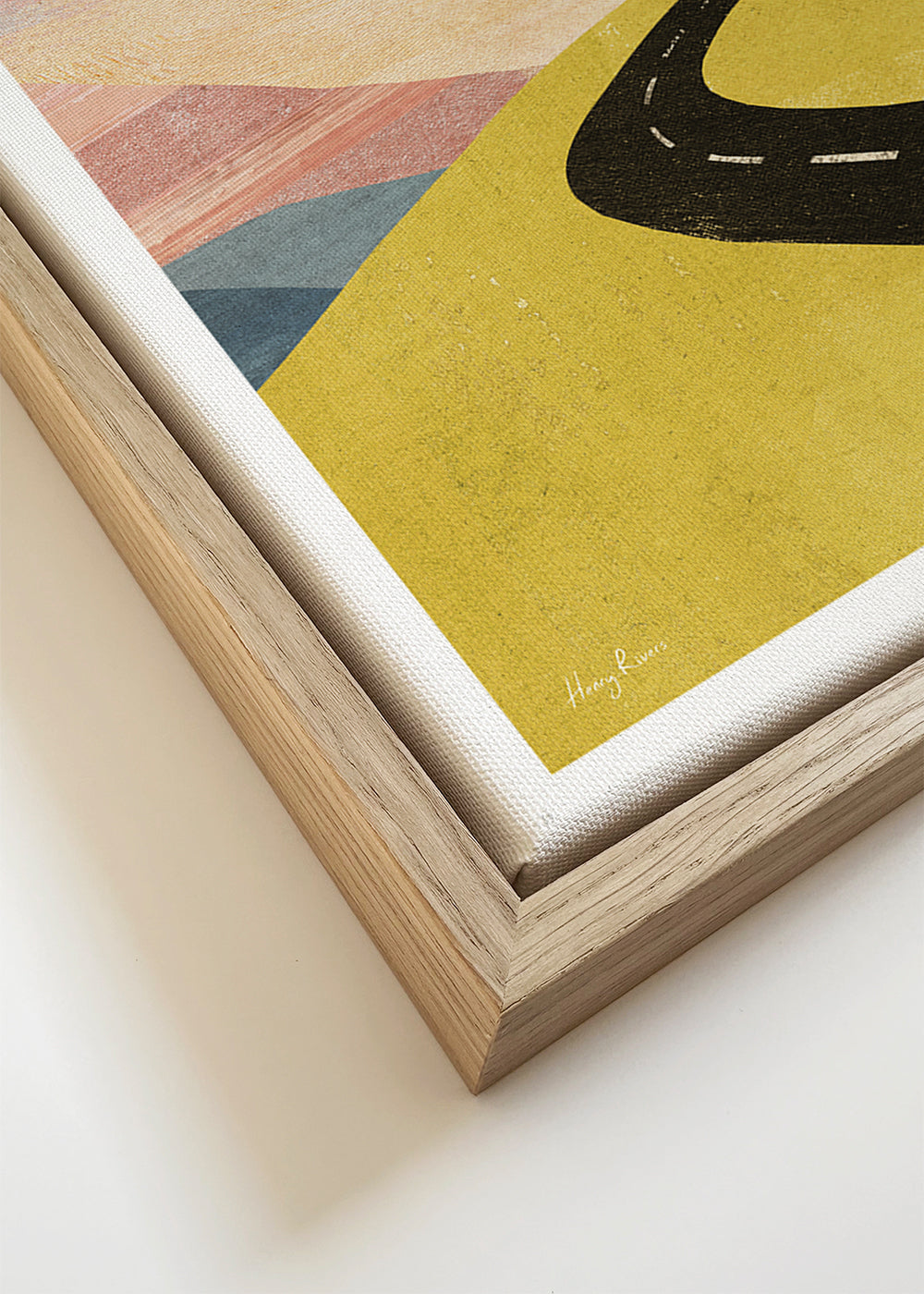 Landschaftskunst Cycling in the mountains