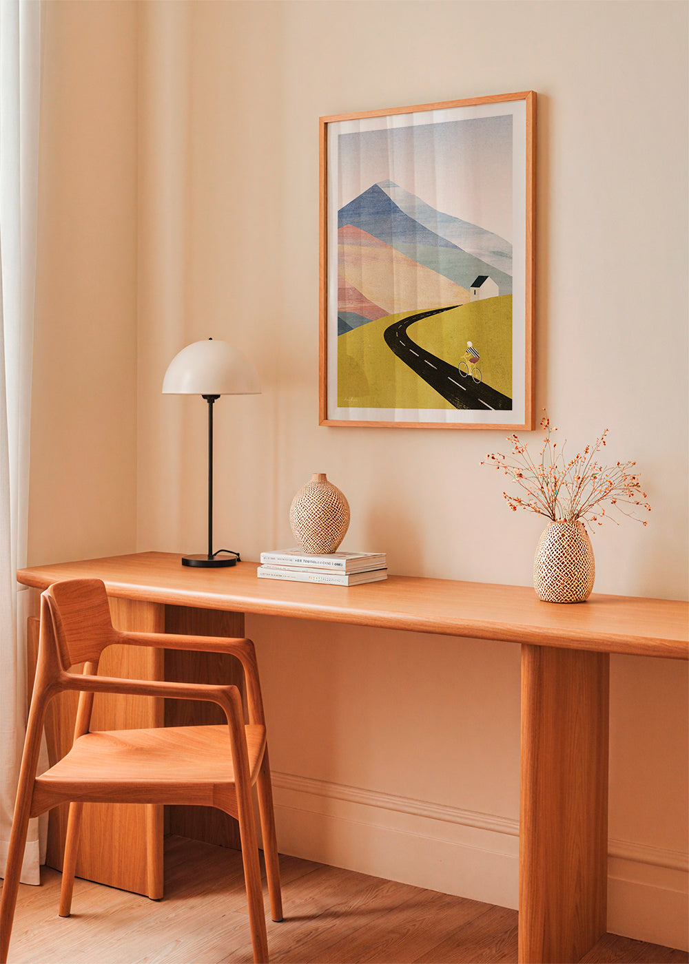 Landschaftskunst Cycling in the mountains