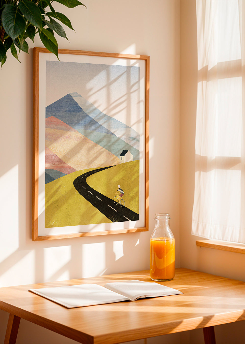 Landschaftskunst Cycling in the mountains