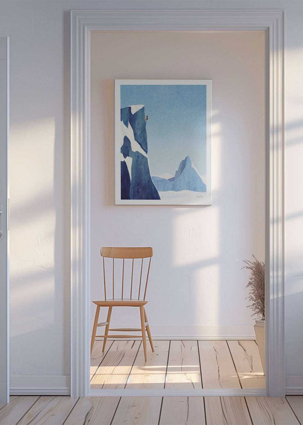 Landschaftskunst Mountain climbing adventure