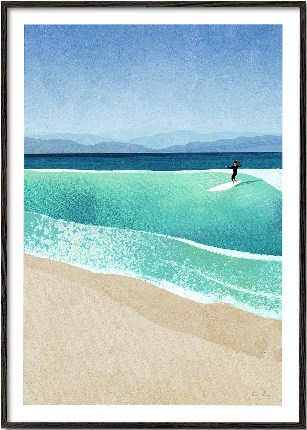 Landschaftskunst Surfing the perfect wave