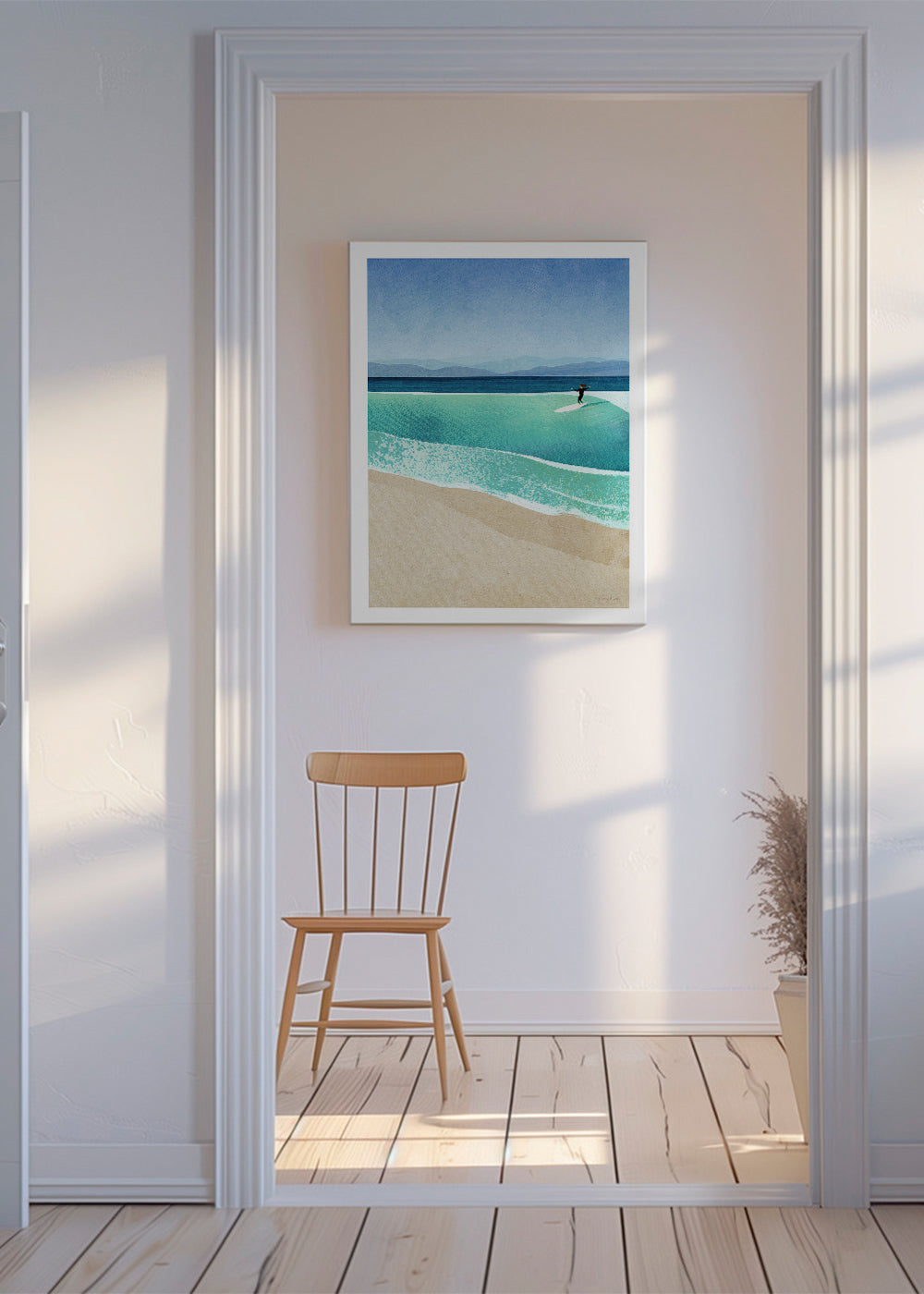 Landschaftskunst Surfing the perfect wave