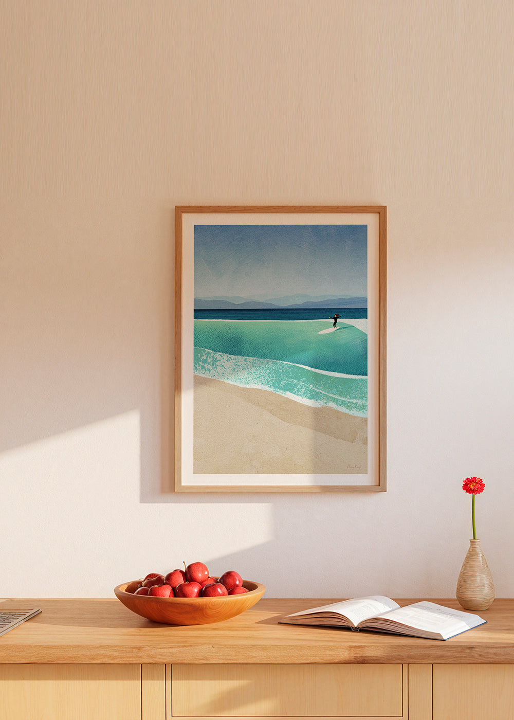 Landschaftskunst Surfing the perfect wave