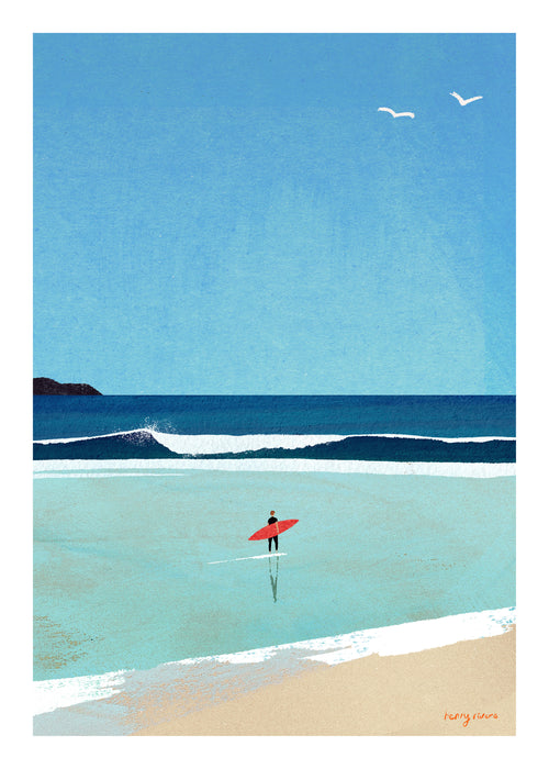 Morning surf - Unframed art print
