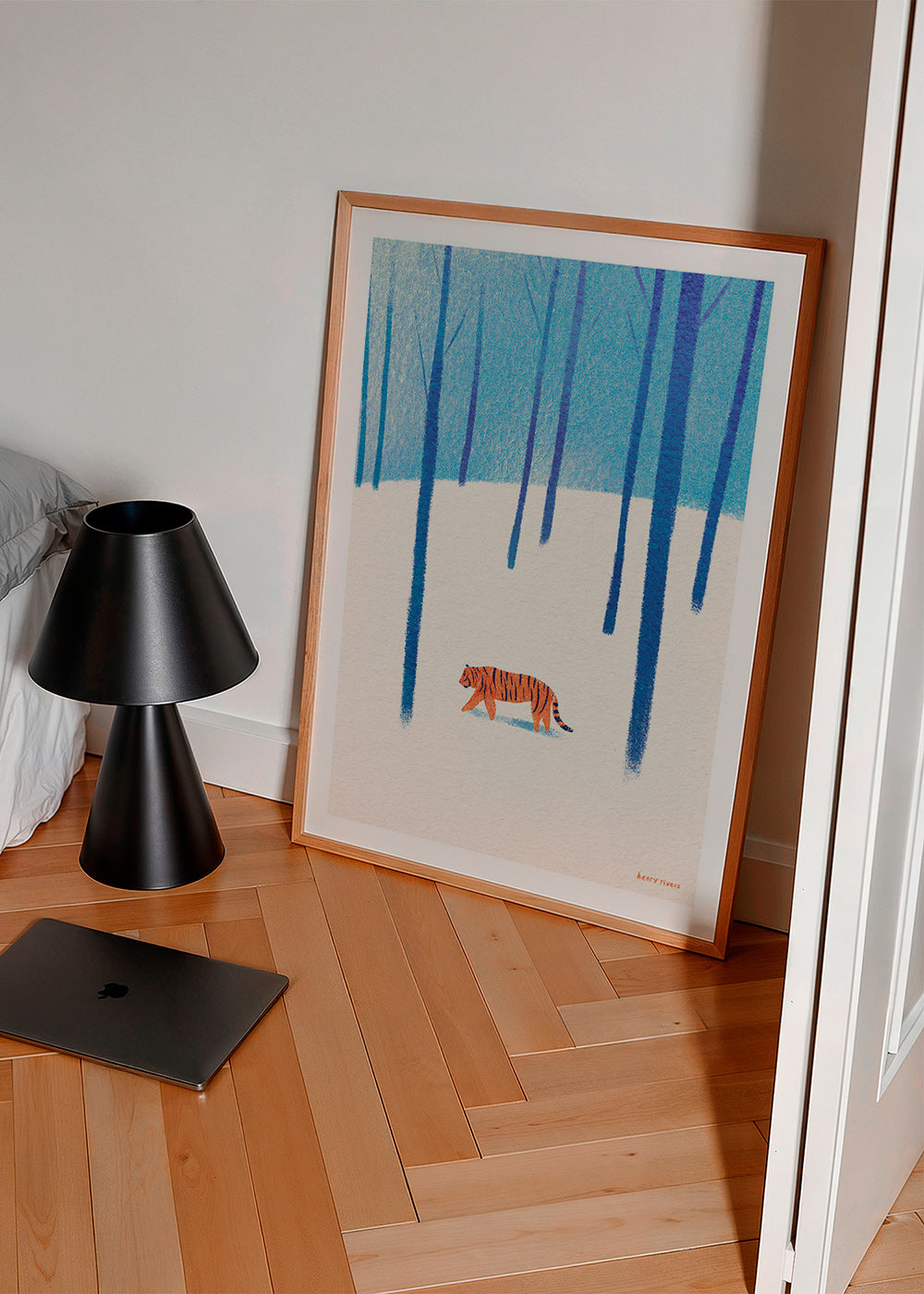 Kunstwerk Tiger im Schnee – Product3
