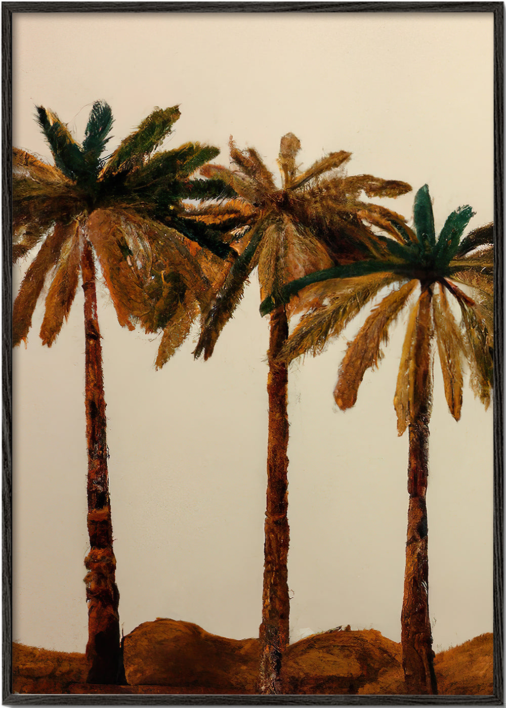 Palm trio