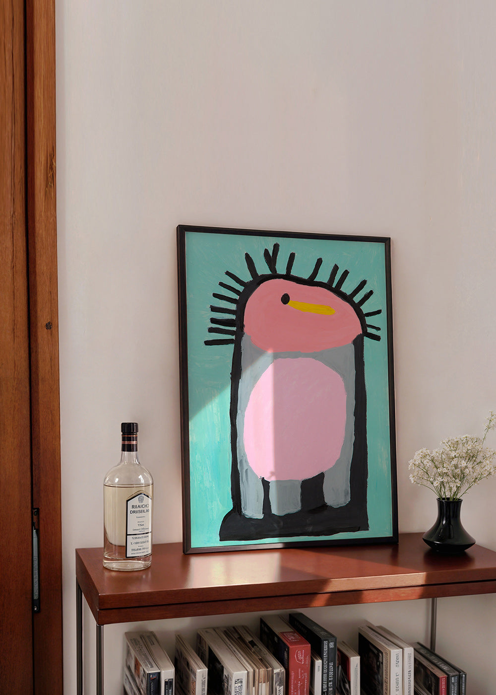 Kinderbild fröhlicher rosa Pinguin – Product3