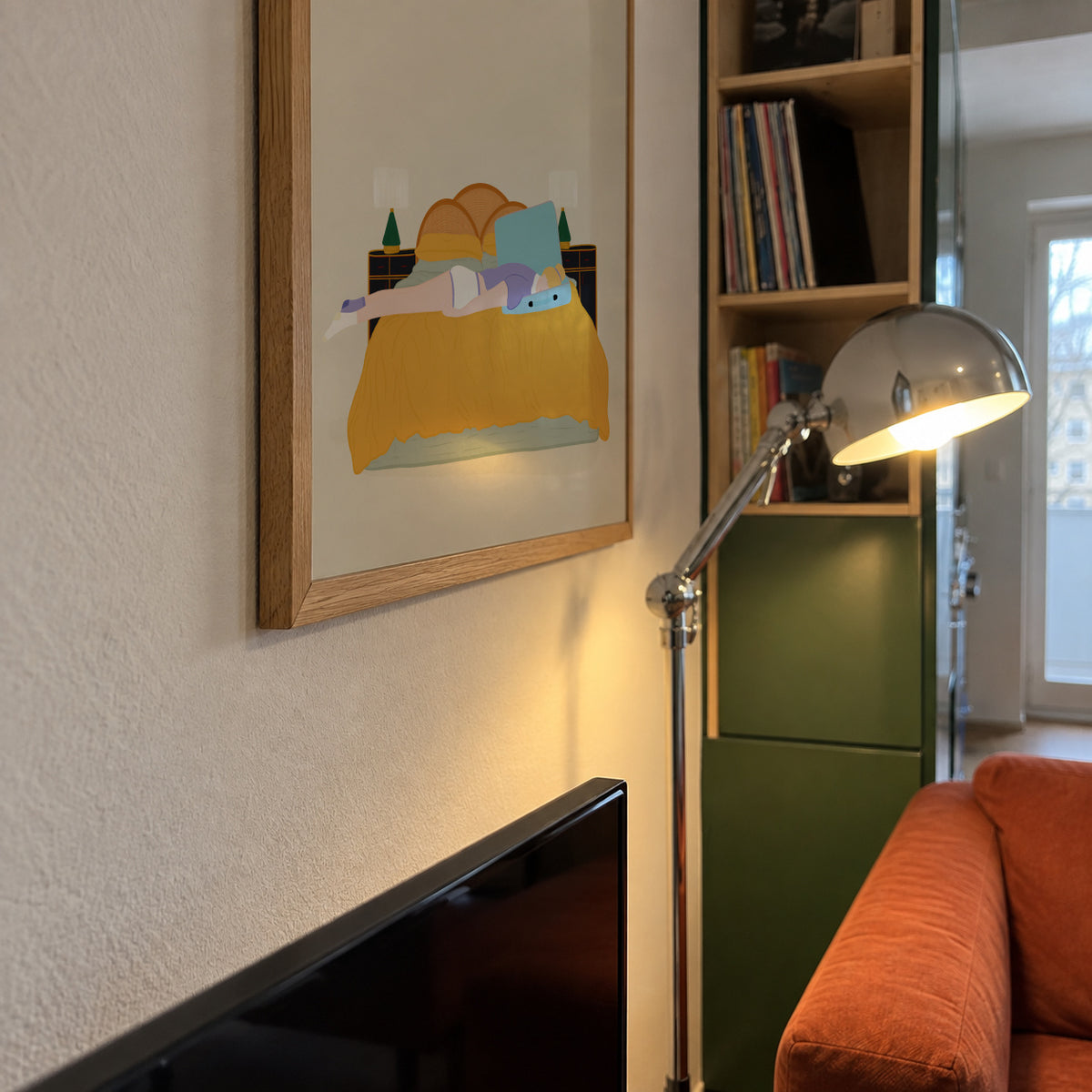 Digital Nomad - Framed poster detail