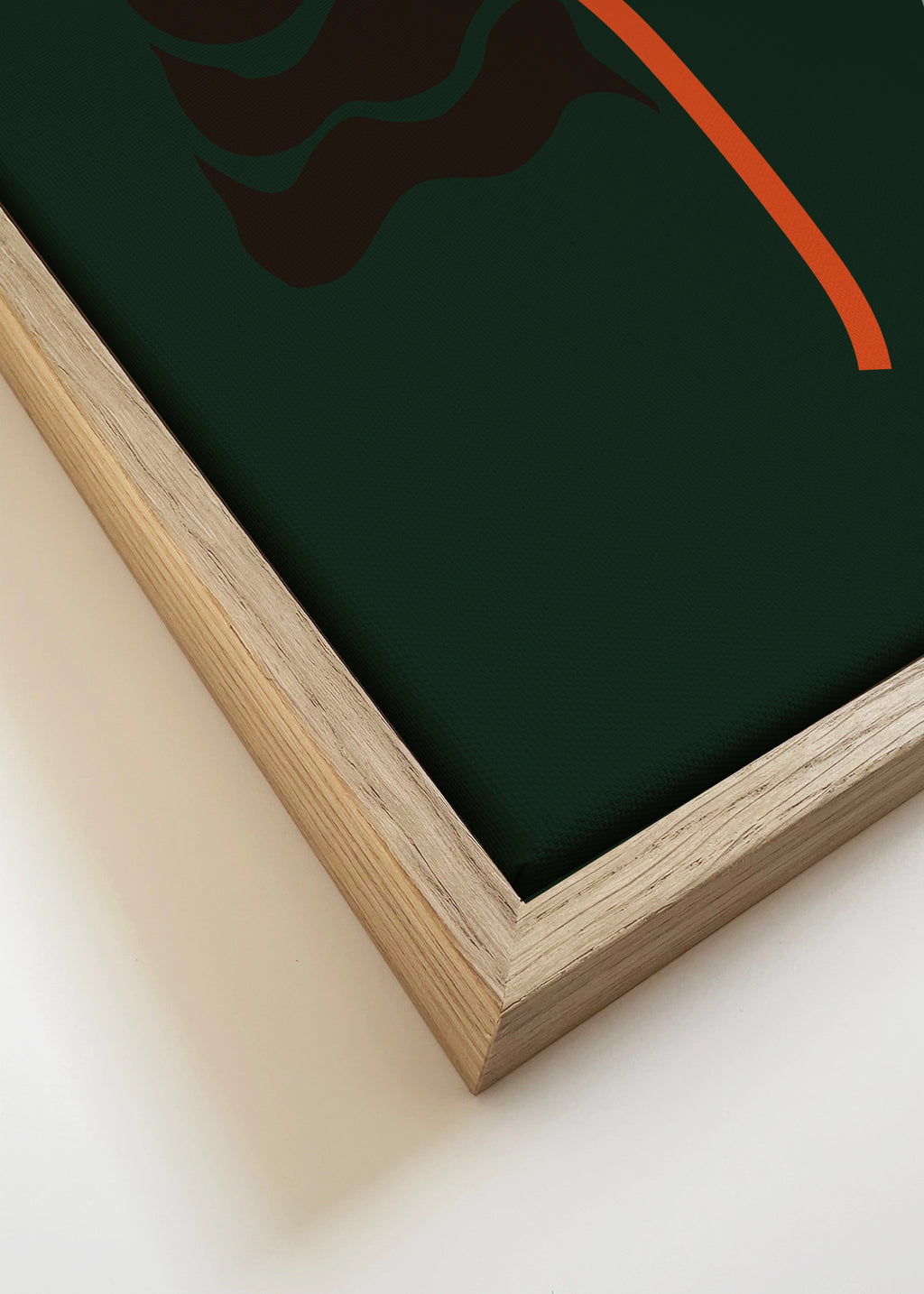 The Illustrated Book Of Wild Flowers Vol.2 Green - Framed canvas detail