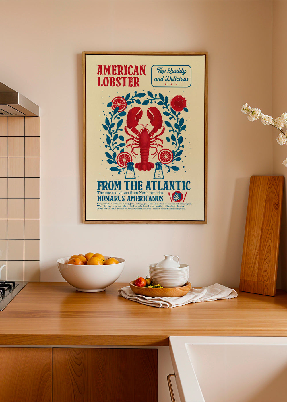 Lobster kitchen print - Dionisis Gemos 