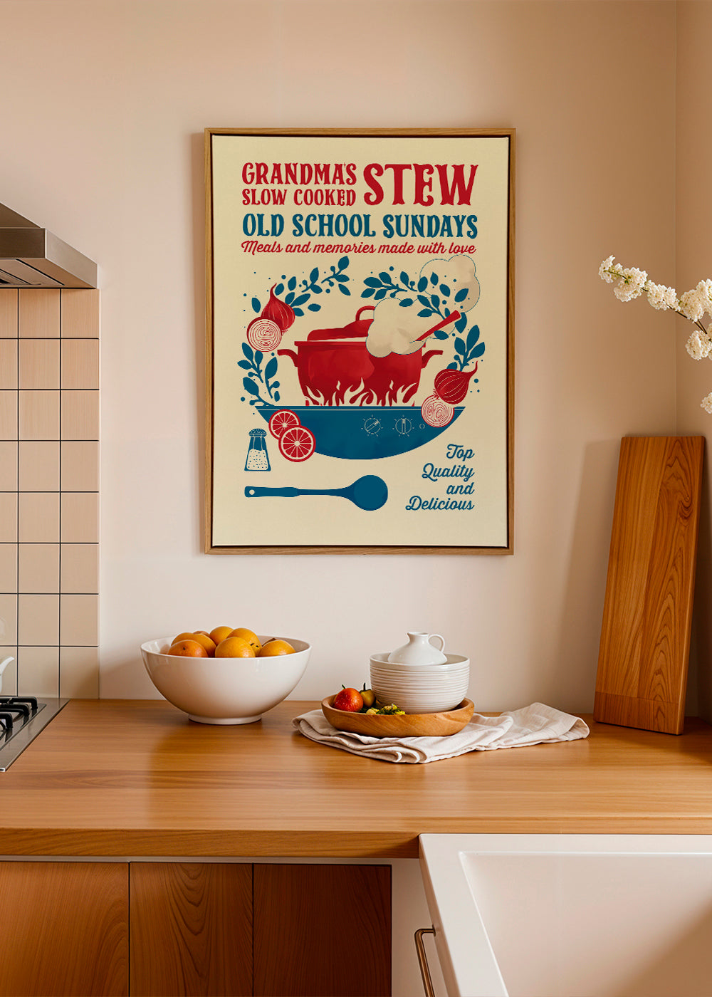 Grandmas Stew kitchen print - Dionisis Gemos 