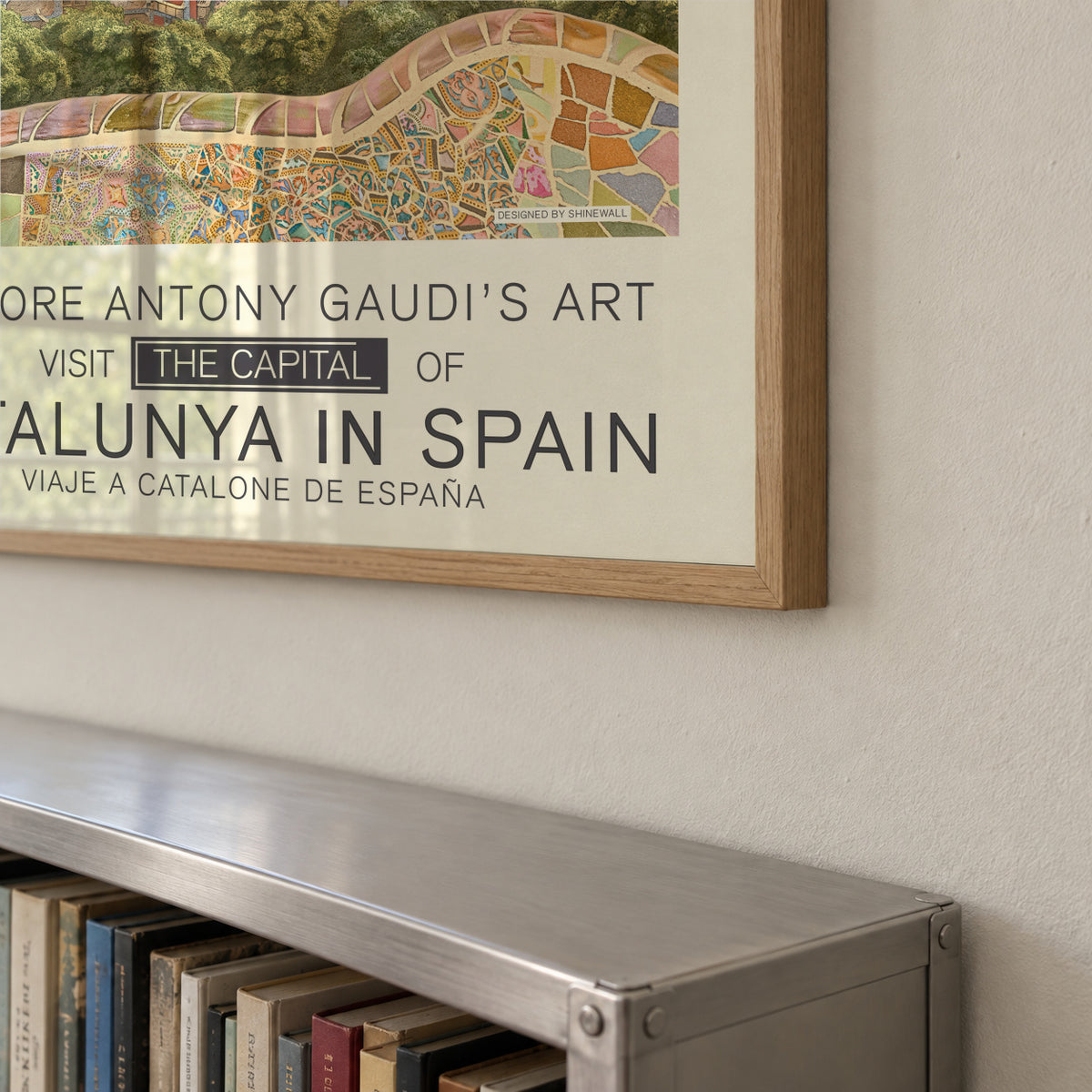 Barcelona print - Framed poster detail
