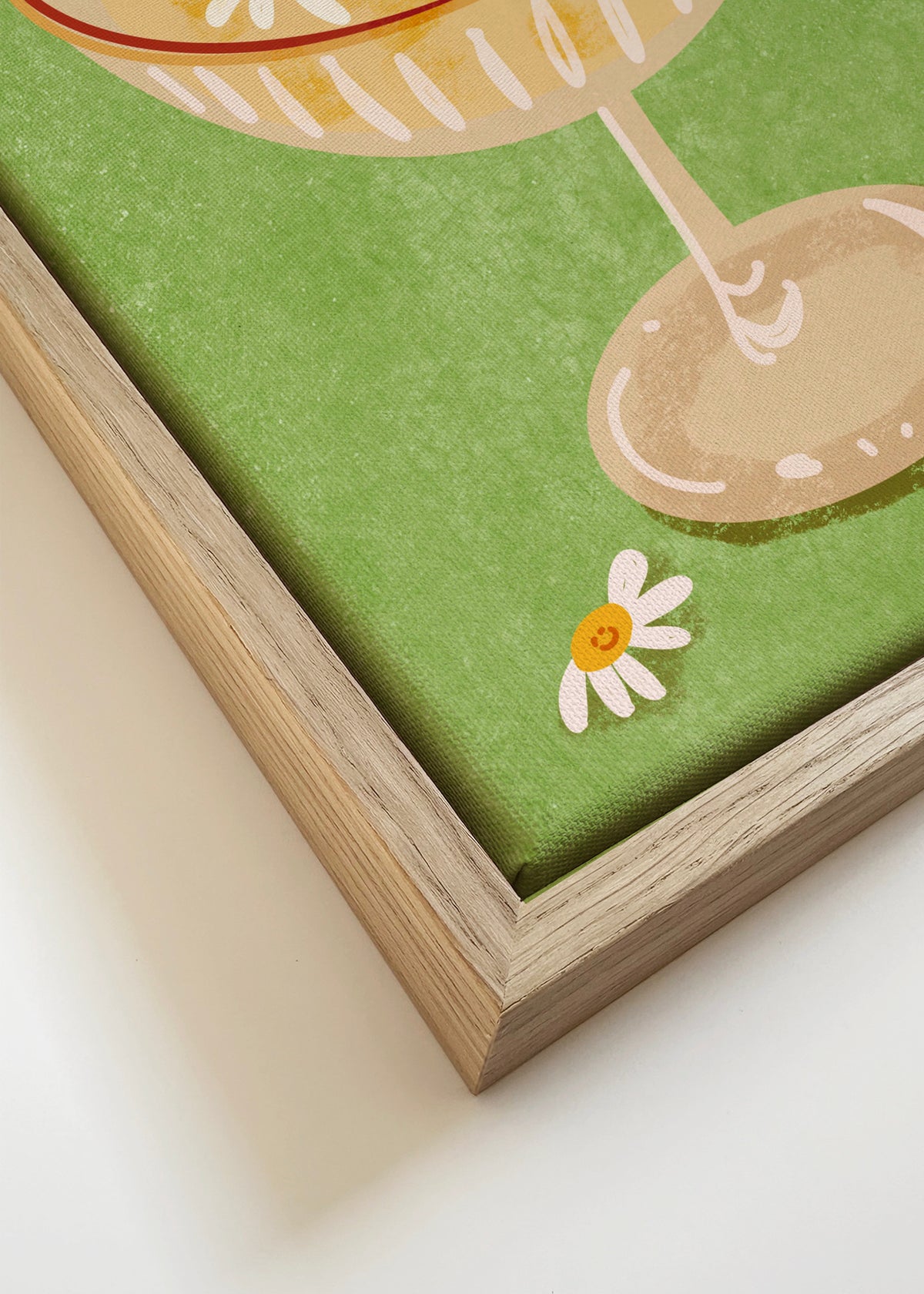 Hi - Framed canvas detail
