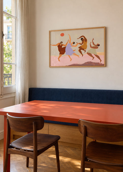 Together - Framed poster in an interior