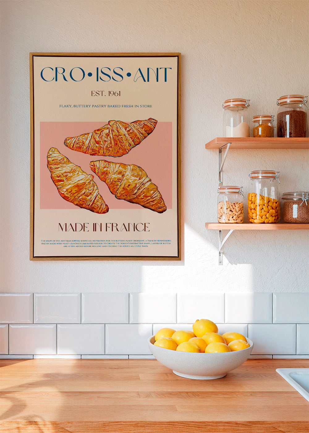 Croissant Print - Nazma Khokhar 