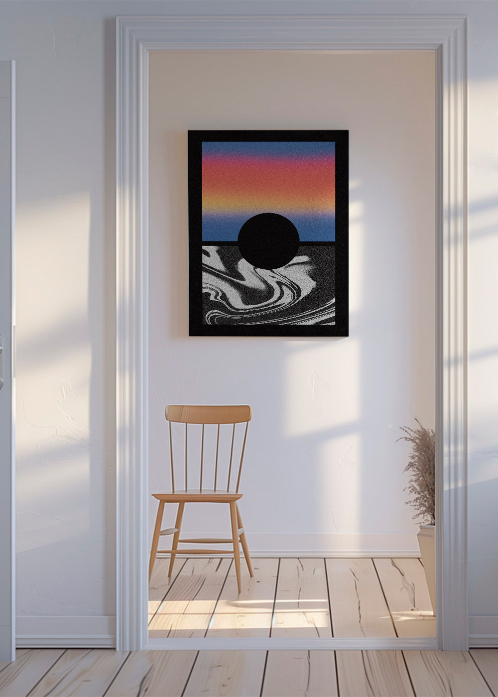 Black Worm Hole Gradient - Amy Louise Baker