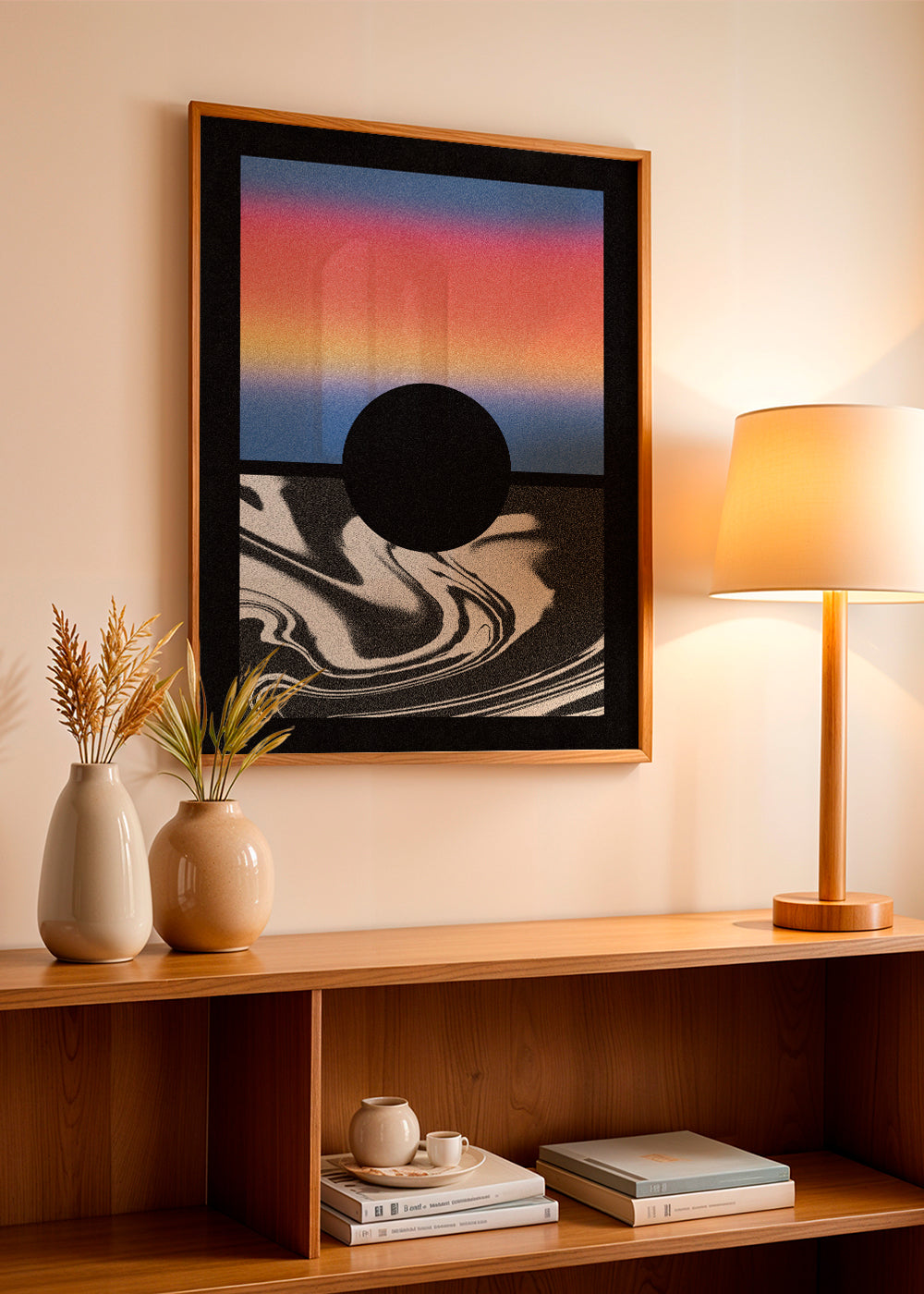 Black Worm Hole Gradient - Amy Louise Baker