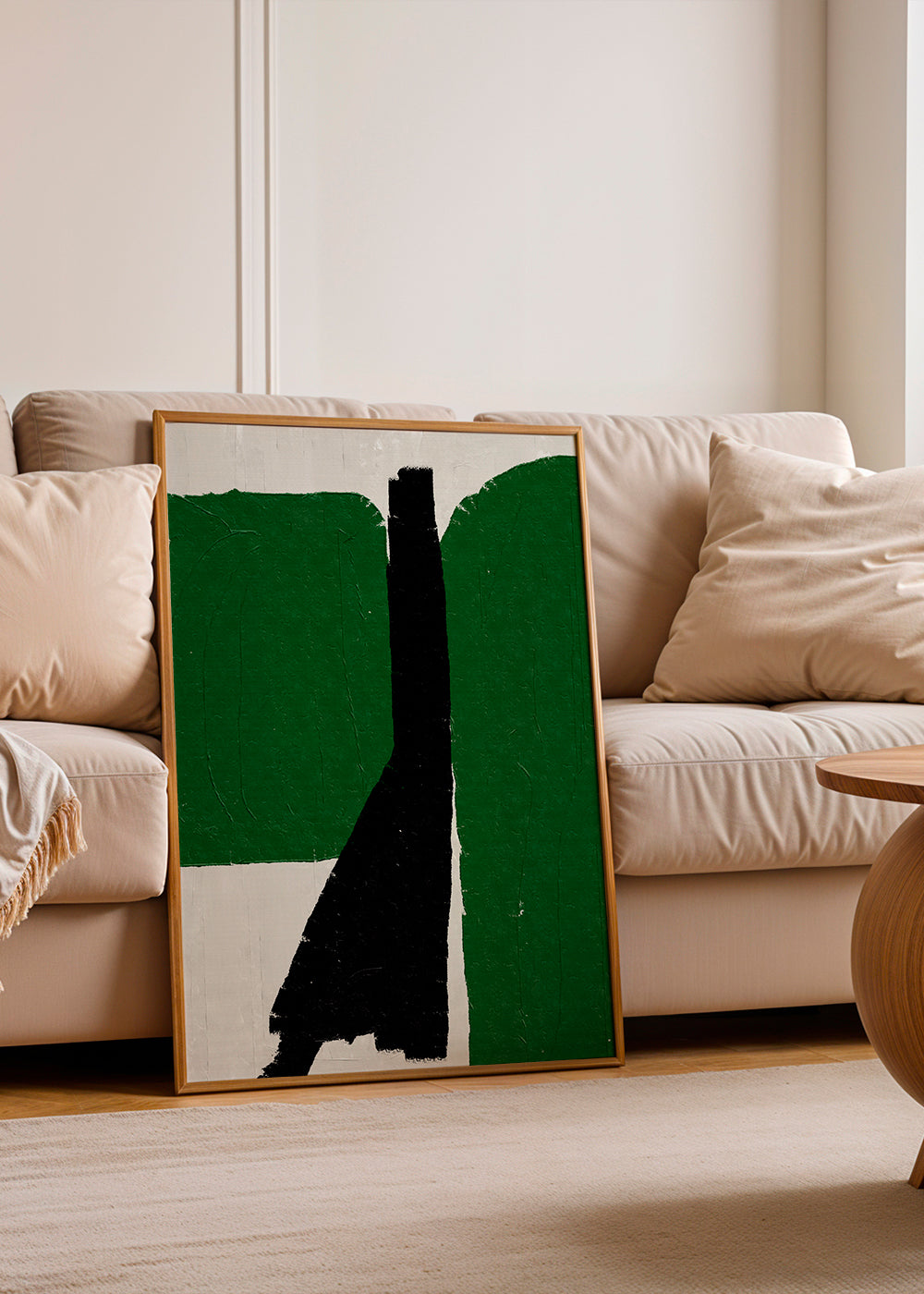 Green Black Oil Abstract - THE MIUUS STUDIO