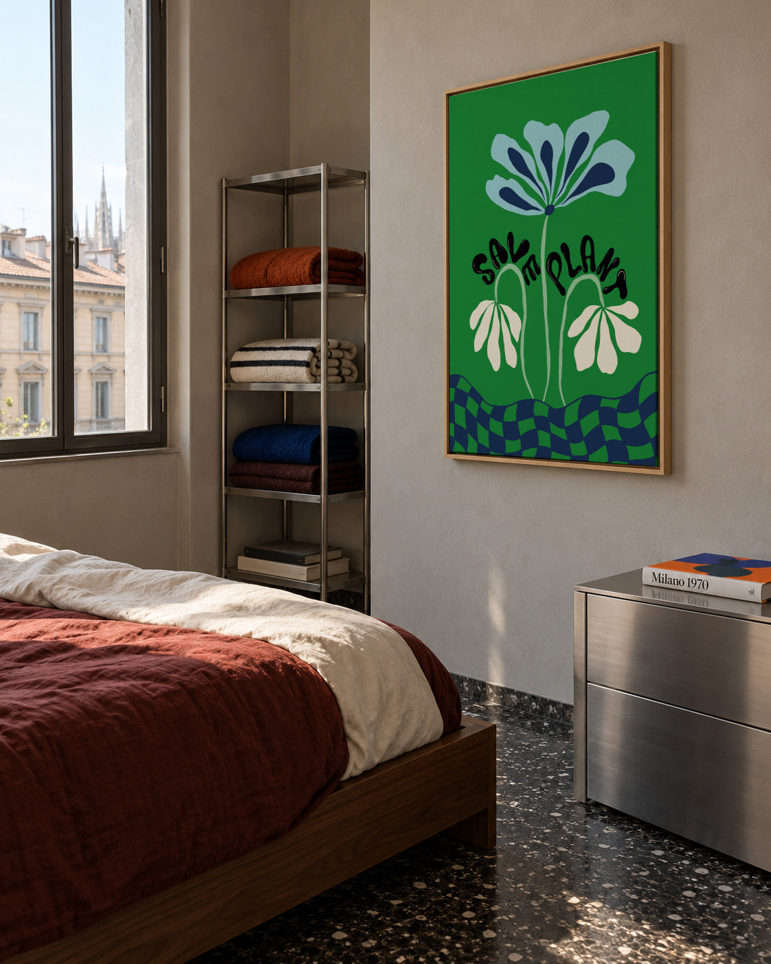 Save Plants - Framed canvas in an interior