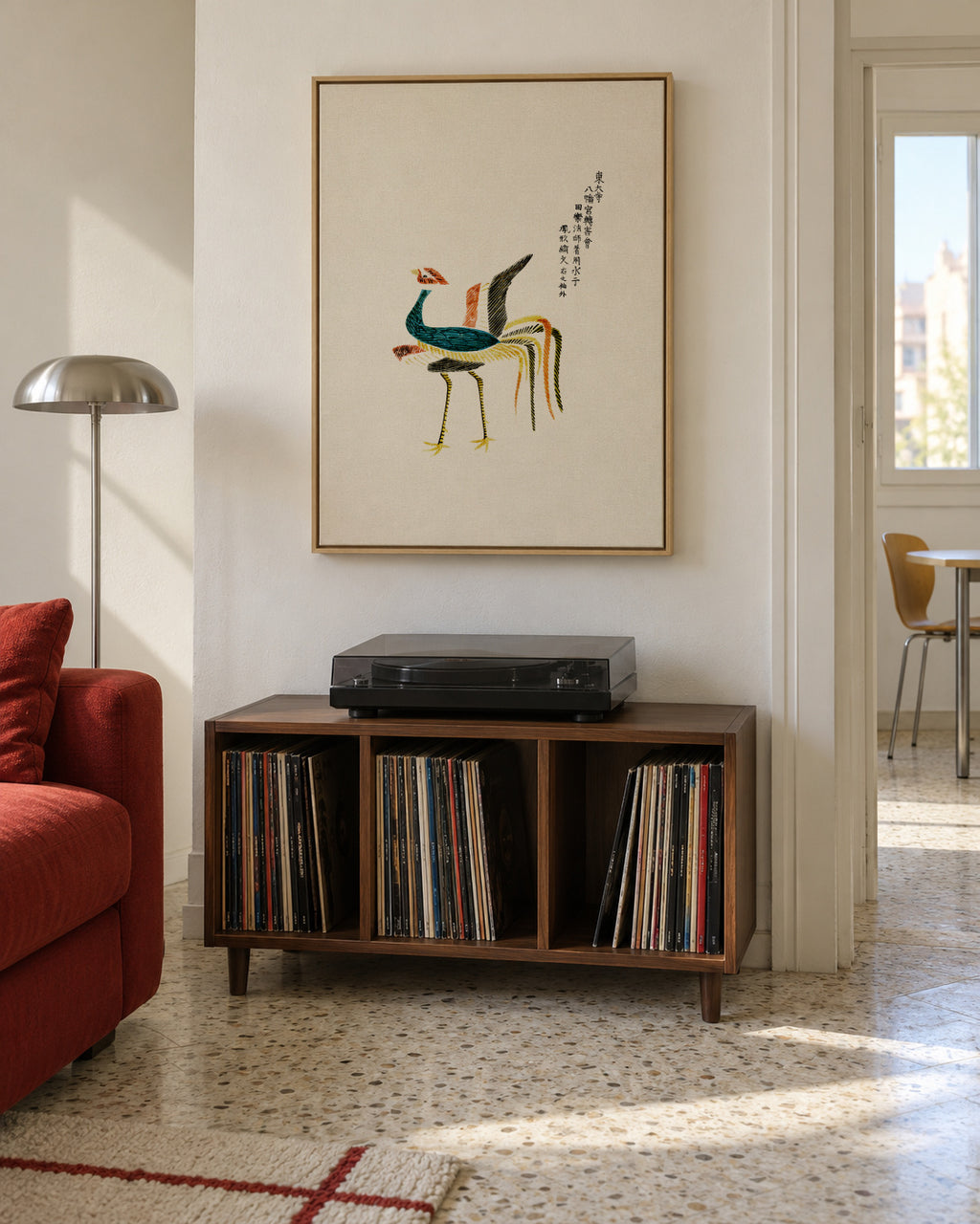 Ruster from Yatsuo No Tsubaki - Framed canvas in an interior
