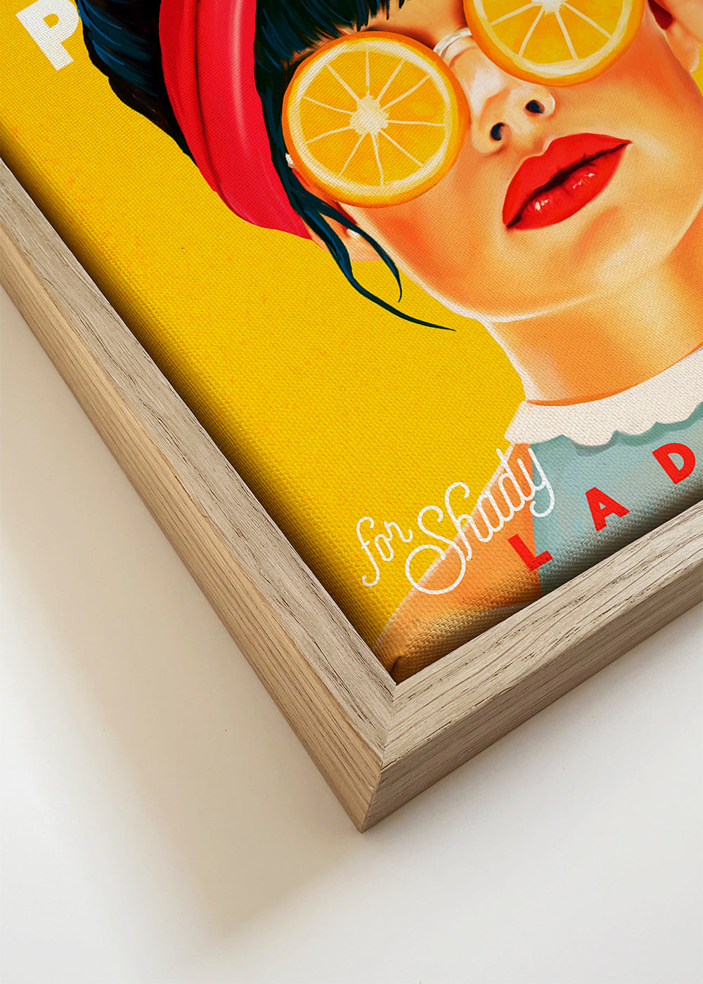 A Sunny Place For Shady Ladies Orange Pinup Art - The Whiskey Ginger