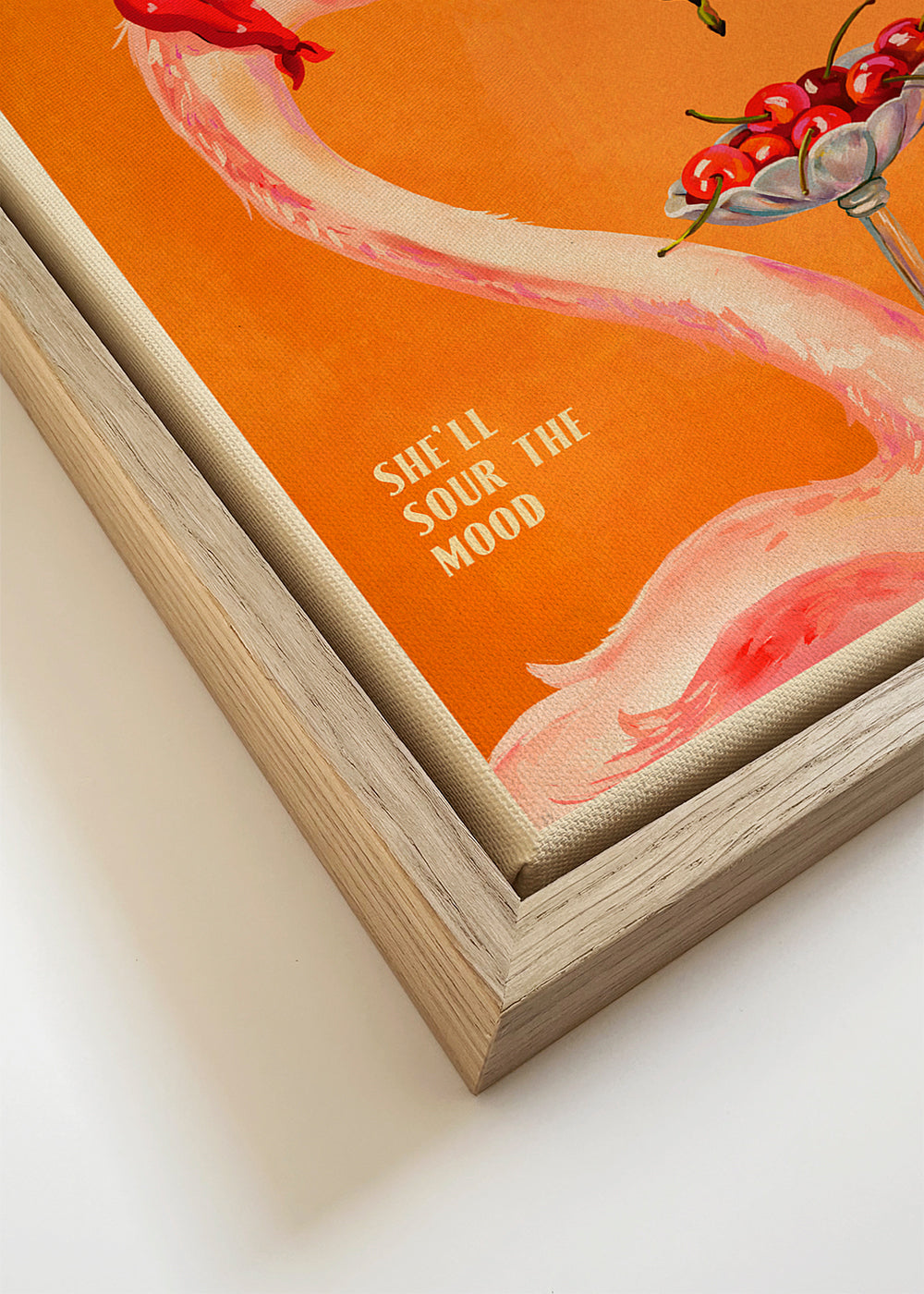 Amaretto Flamingo Art Deco Italian Cafe Travel Art - The Whiskey Ginger