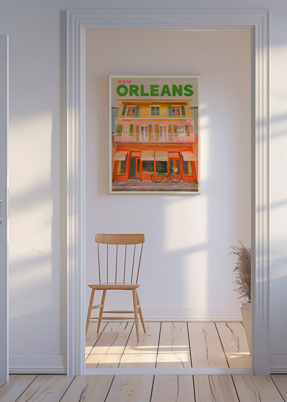 New Orleans Louisiana Vintage Travel Poster - The Whiskey Ginger